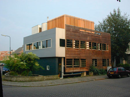 ruimtelijk duurzaam dubbel huis, baarn, wonen residential | architektenburo groenesteijn architects