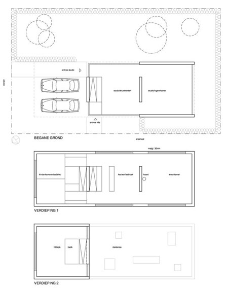 woning en grote werkruimte simpele constructie, vijfhuizen, wonen residential | architektenburo groenesteijn architects