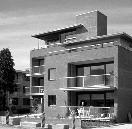 duurzame appartementen gebouwd volgens dubo regels, baarn, wonen residential | architektenburo groenesteijn architects