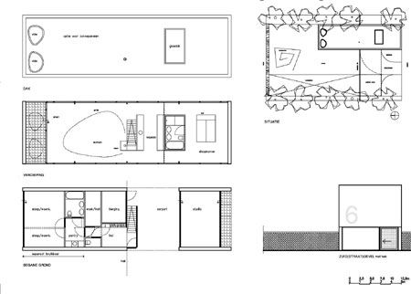 in fases te realiseren ontwerp woning en kantoor in groene omgeving, laren noord-holland, wonen residential | architektenburo groenesteijn architects