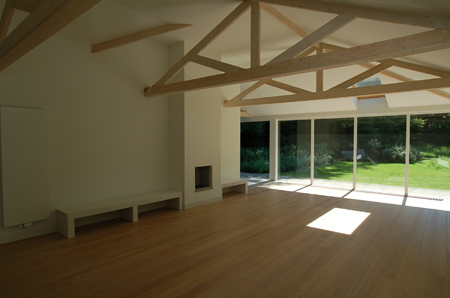 interieur villa split-level house baarn | architektenburo groenesteijn architects